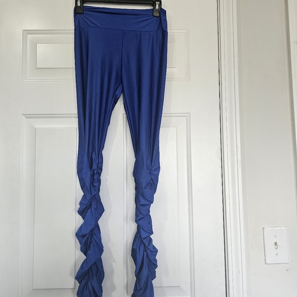 ARA Sports Cobalt Blue ruched pants size small - Picture 4 of 9